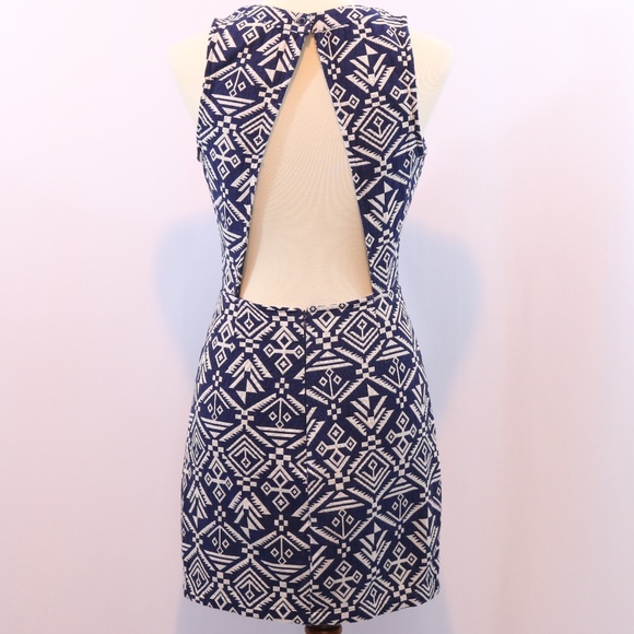 Francesca's Miami Embroidered Back Out Dress - Picture 5 of 7